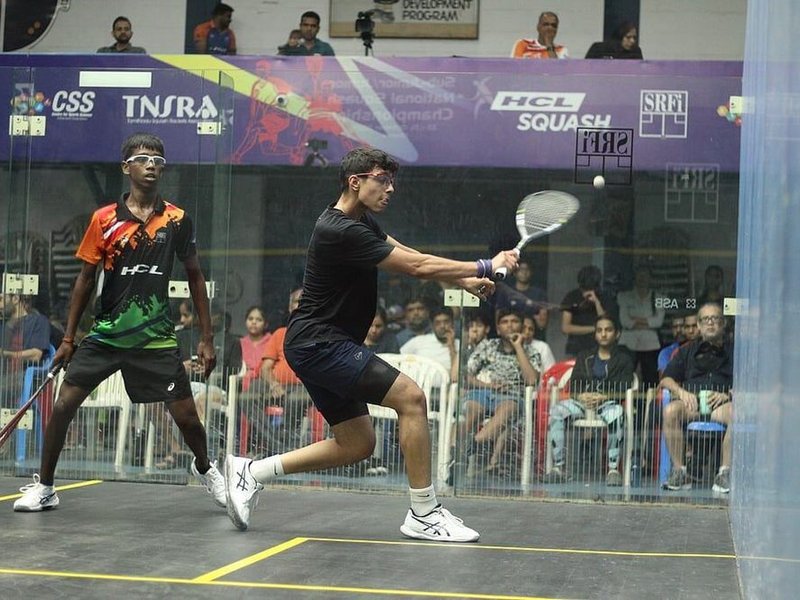 Four Indians in finals of 33rd Asian Junior Individual Squash Championships in Panzhihua, China, on Saturday. Photo credit: SRFI