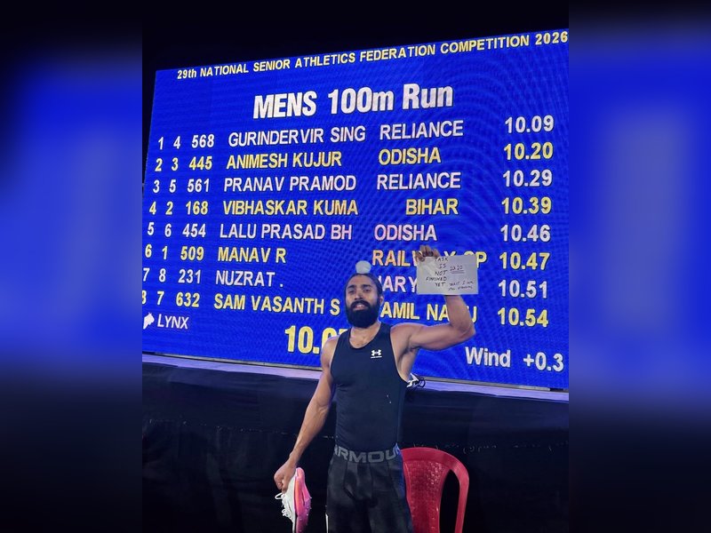 Fair winds, fast feet; you've rewritten history: Sports Min Mandaviya, Indian Navy laud fastest Indian man Gurindervir 