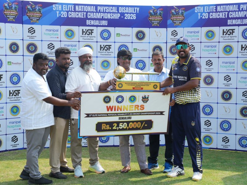Uttar Pradesh crowned champions of National Divyang T20 Cricket C'ship 2026
