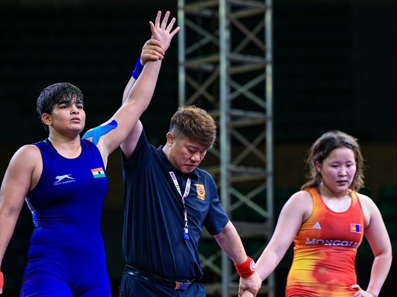 U23 Asia C'ships: Mansi, Kajal, and Sumit strike gold as Indian grapplers add eight medals on day two (Credit: WFI)