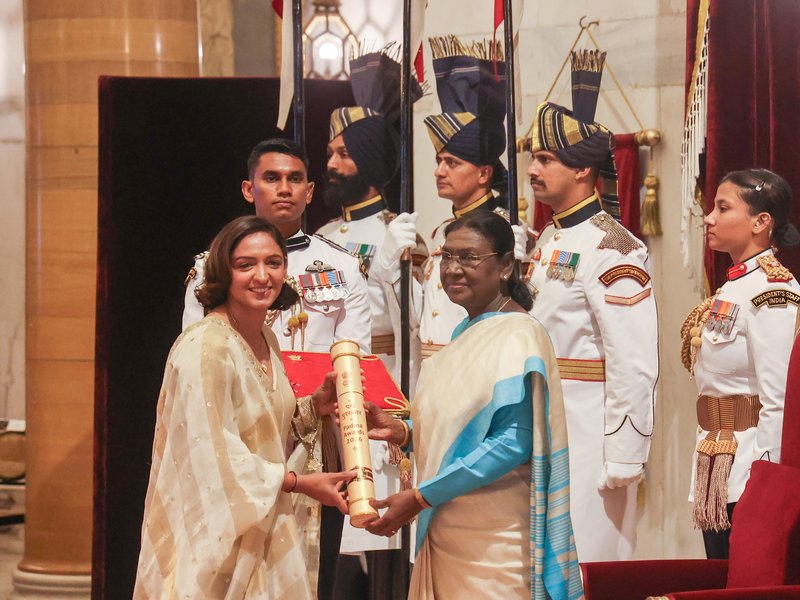 Harmanpreet Kaur conferred Padma Shri by Prez Murmu
