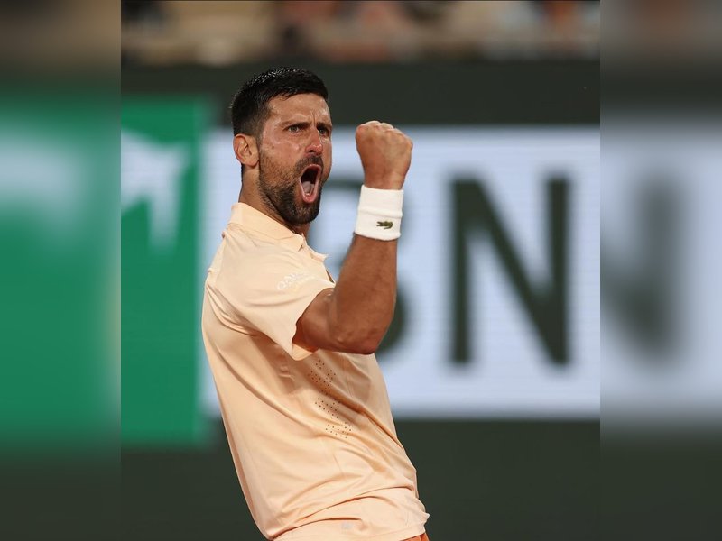 Djokovic passes  Mpetshi Perricard test in Roland Garros opener 