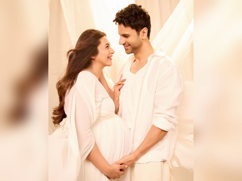 Divyanka Tripathi twins with husband Vivek Dahiya for a dreamy maternity shoot
