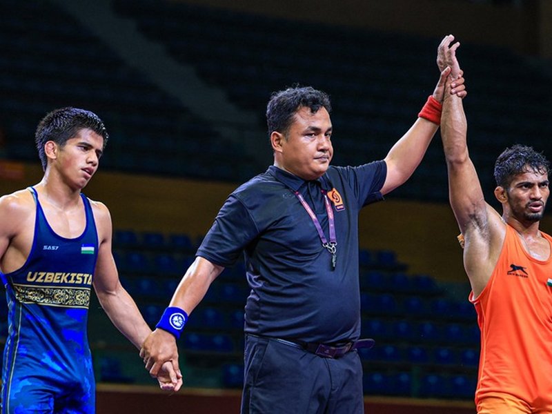 U23 Asian C'ship: Akshay and Vicky strike gold in freestyle as Indian women eye historic medal rush in Vietnam (Credit: WFI)