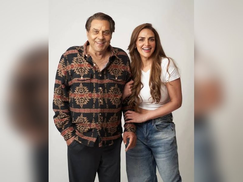 Esha Deol says she wished father Dharmendra was there in his ‘crisp white shirt & blue suit’ to collect his Padma award