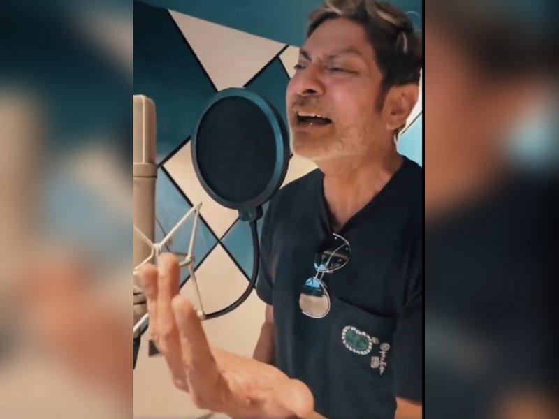 Jagapathi Babu completes dubbing for his portions in Ram Charan's Peddi! (Photo Credit: Vriddhi Cinemas/X)