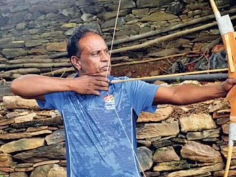 Indian archery pioneer and Seoul 1988 Olympian Shyam Lal Meena passes away at 61. Photo credit: @Shyam Lal Meena/X