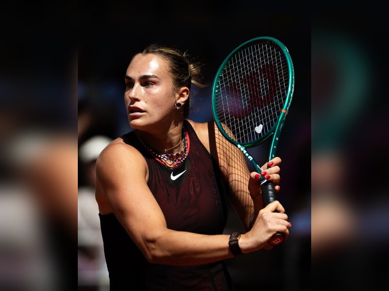 Aryna Sabalenka eases past Maneiro challenge in straight sets in women's singles first round of the French Open at the Stade Roland Garros in Paris on Tuesday. Photo credit: WTA/X  