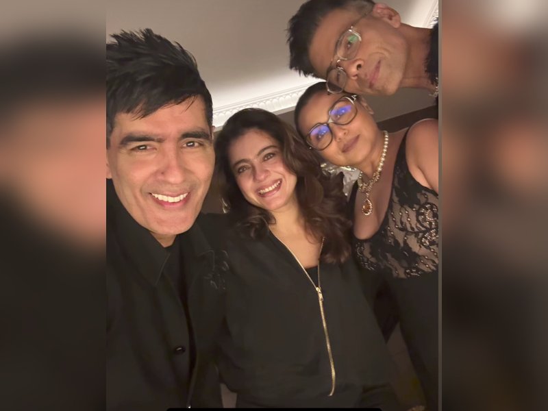 Kajol, Rani Mukerji and Karan Johar recreate ‘Kuch Kuch Hota Hai’ nostalgia at Manish Malhotra’s part