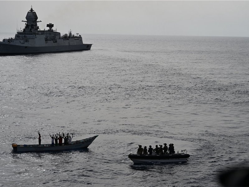 Navy foils piracy attempt, secures merchant vessel in Western Indian Ocean