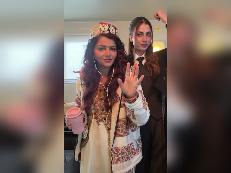 Rubina Dilaik proudly represents Himachali traditional attire in Cape Town ahead of ‘KKK 15’
