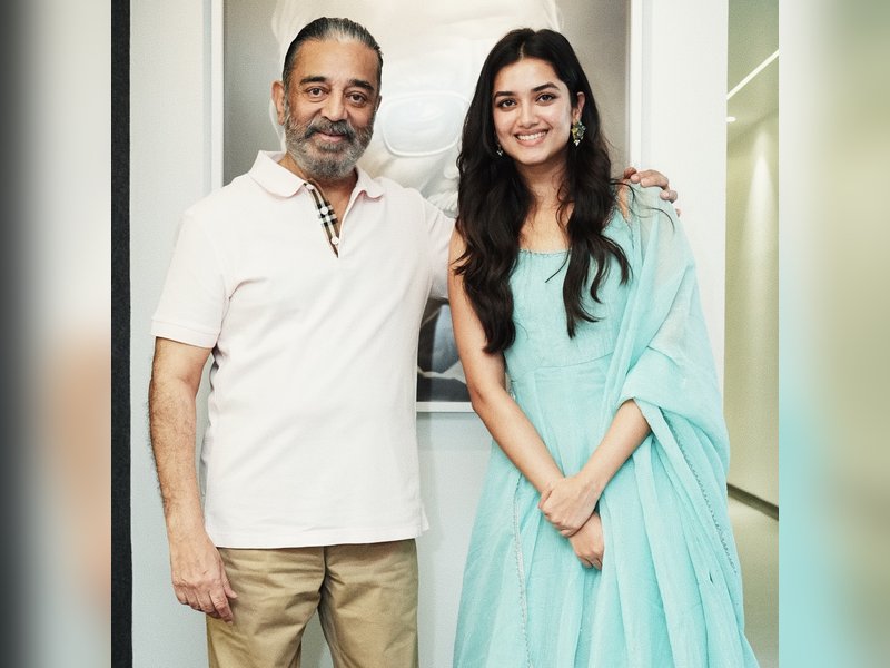 Bhagyashrii Borse tells Kamal Haasan: Promise to make you proud! (Photo credit: Bhagyashrii Borse/Instagram)