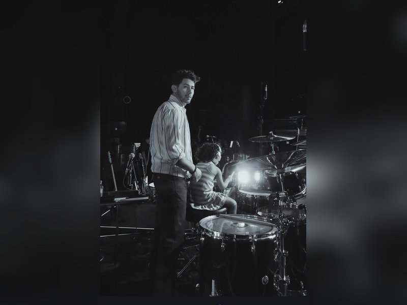 Little Malti Mary turns tiny drummer girl in father Nick Jonas’ latest rehearsal pictures