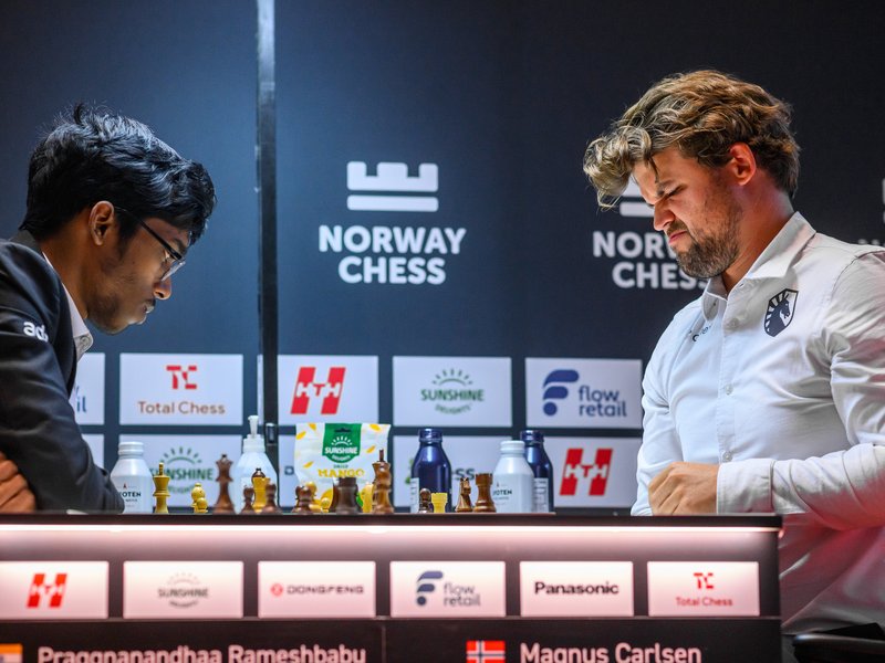 Norway Chess: Praggnanandhaa beats world No.1  Carlsen in rollercoaster round 3 