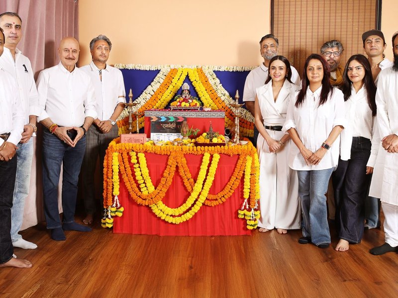 Anupam Kher commences the shoot for 'Shri Ram Bhoomi' 