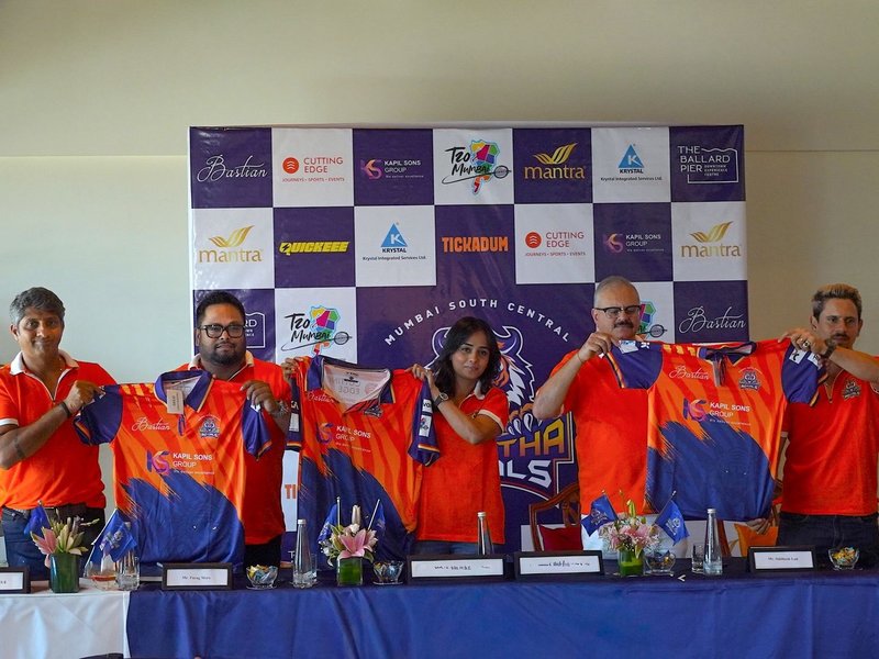 Defending champions MSC Maratha Royals unveil new jersey ahead of T20 Mumbai League 2026 starting on June 1. Photo credit: Maratha Royals