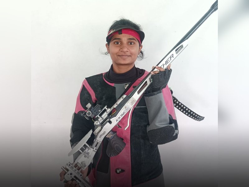 Sakshi Padekar finishes seventh on debut in the 10m Air Rifle women’s final on Day Three of the International Shooting Sport Federation (ISSF) World Cup Rifle/Pistol in Munich on Thursday. Photo credit: NRAI