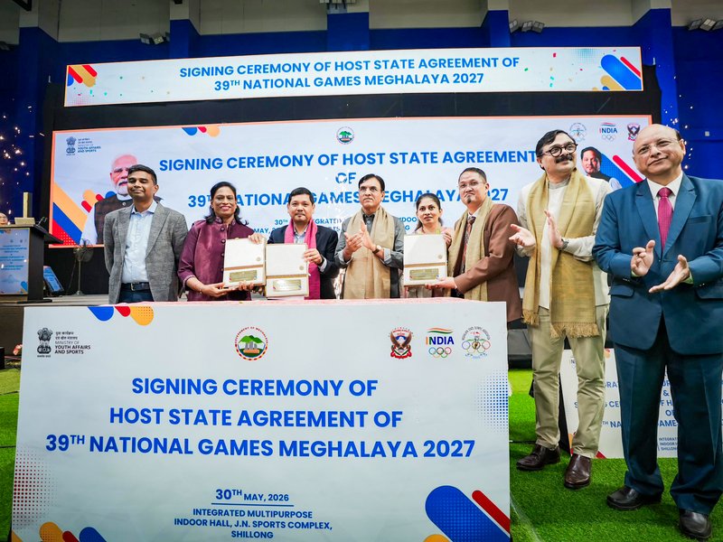 Meghalaya to host 39th National Games 2027 as CM Sangma signs Host State agreement