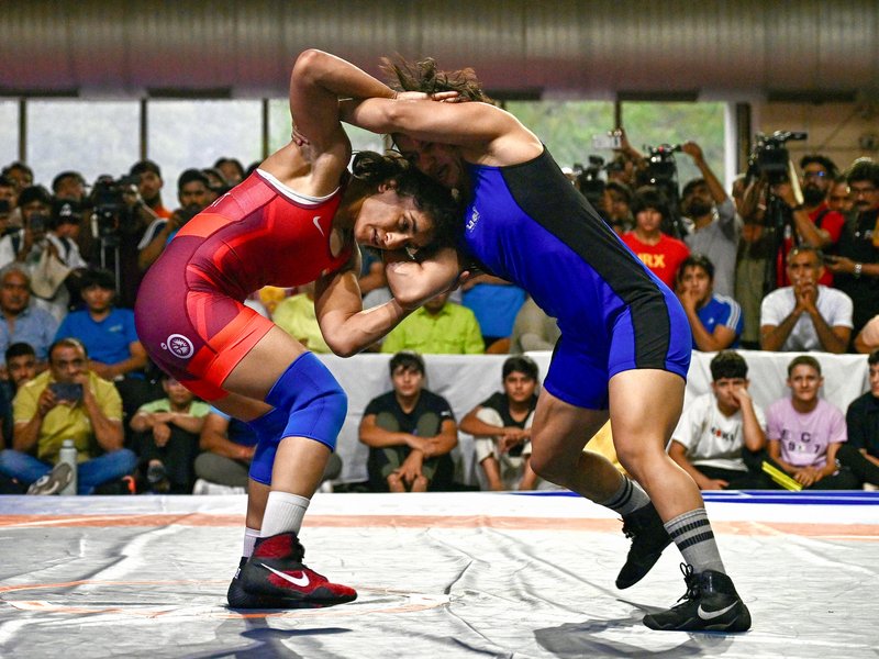 Meenakshi lodges a complaint over loss in final, but WFI says results will stand and Antim will represent the country in the Asian Games 2026. Photo credit: IANS 