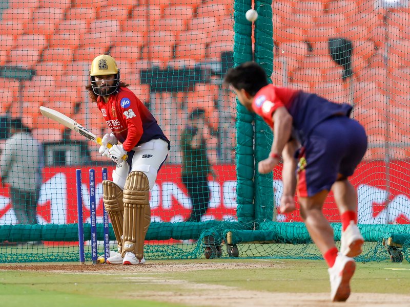 Rajat Patidar keeps India talk aside, stresses collective responsibility as Royal Challengers Bengaluru eye back‑to‑back titles in Indian Premier League (IPL) 2026 in Ahmedabad on Sunday. Photo credit: IANS 