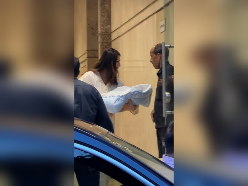 Divyanka Tripathi's heartwarming gesture towards security guard while taking newborn home wins hearts online