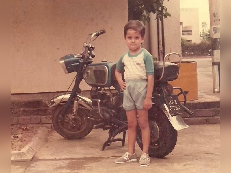 Shahid Kapoor's childhood throwback reveals his love for bikes started early