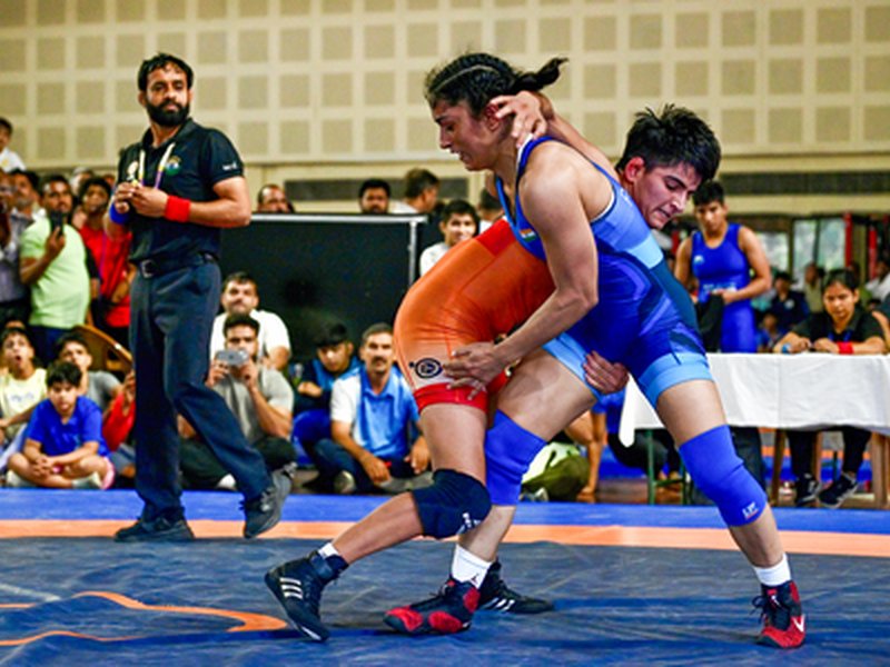 विनेश फोगाट ने करीबी मुकाबले में निशु को 7-6 से हराया, एशियाई खेलों के चयन ट्रायल के सेमीफाइनल में पहुंची दिग्गज पहलवान