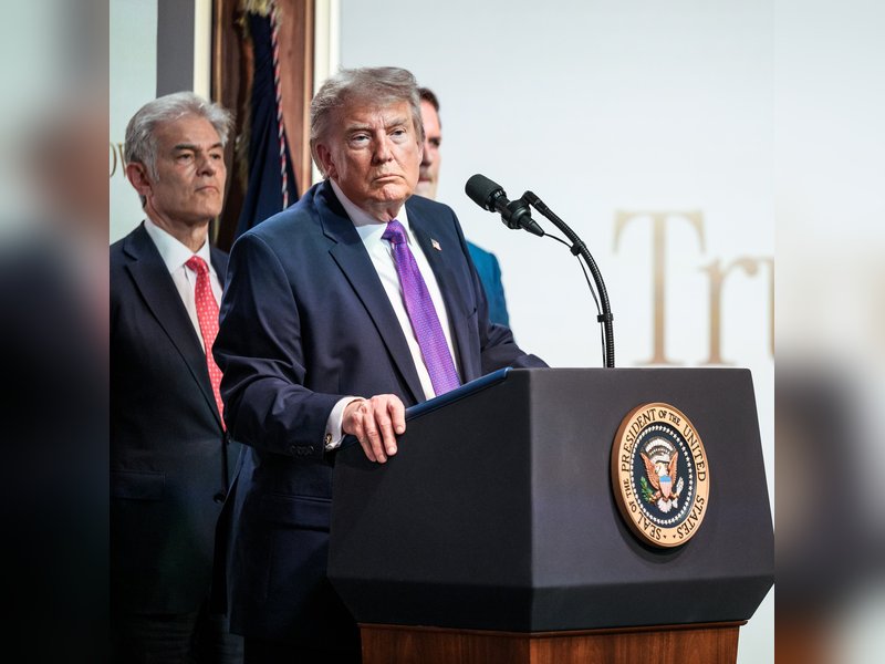 Trump says Iran deal near, warns military option remains