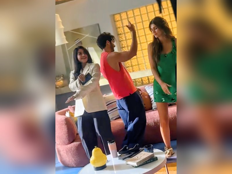 Shahid Kapoor asks 'Who loves a softy' in a fun BTS video with Kriti Sanon & Rashmika Mandanna 