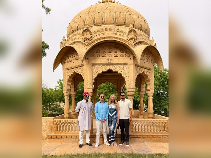 टिफनी ट्रंप ने पति माइकल बुलोस के साथ किया जैसलमेर फोर्ट का दीदार, राजस्थान की खूबसूरती को बताया शानदार