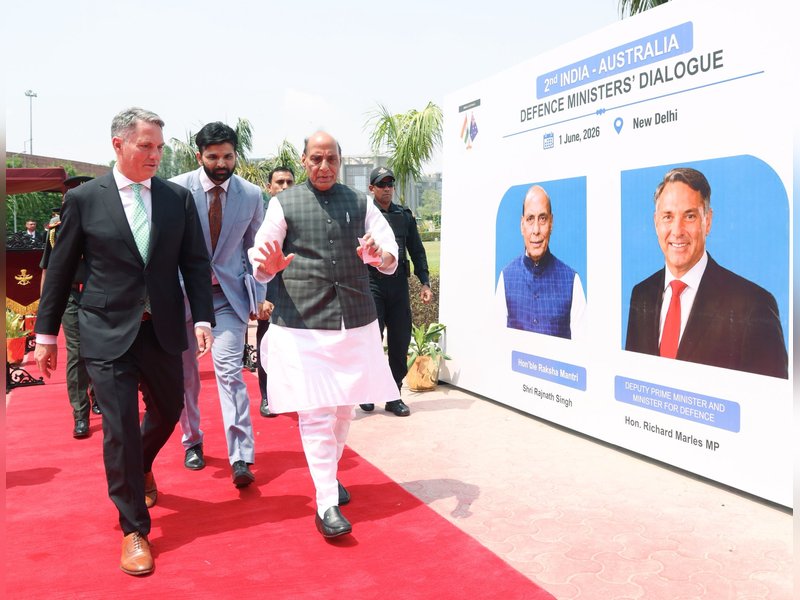 Rajnath Singh, Australian Deputy PM Marles discuss ways to enhance defence cooperation