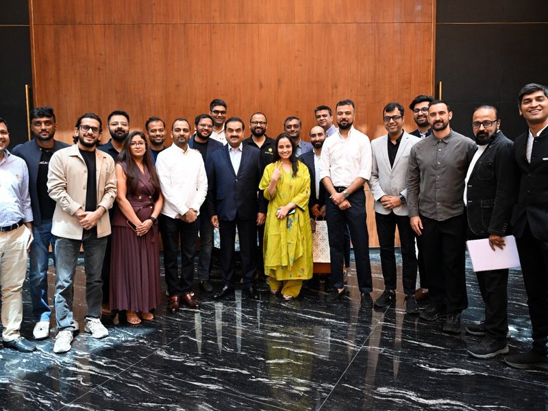 Ecosystems build nations: Gautam Adani after meeting 17 Indian startup founders