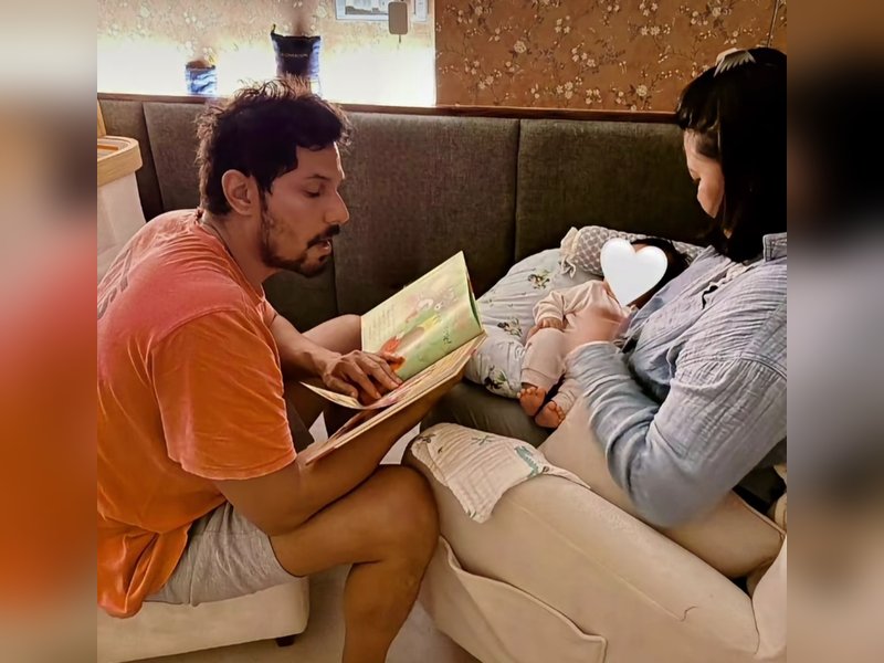 Randeep Hooda turns storyteller for baby girl,  shares heartwarming book-reading session