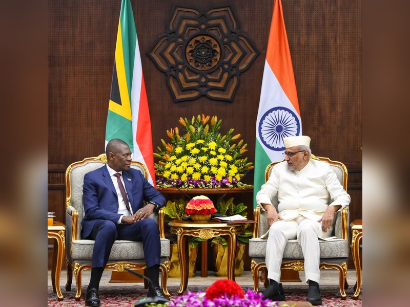 VP Radhakrishnan, South African counterpart hold talks on advancing priorities of Global South