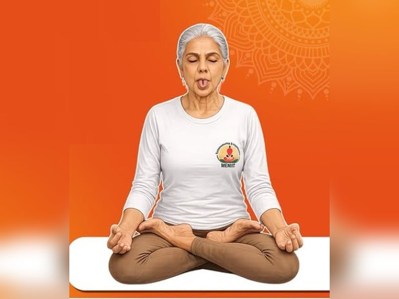 बुढ़ापे में स्वस्थ रहने के लिए योग : तन-मन की गर्मी पर शीतली प्राणायाम से लगाएं ब्रेक
