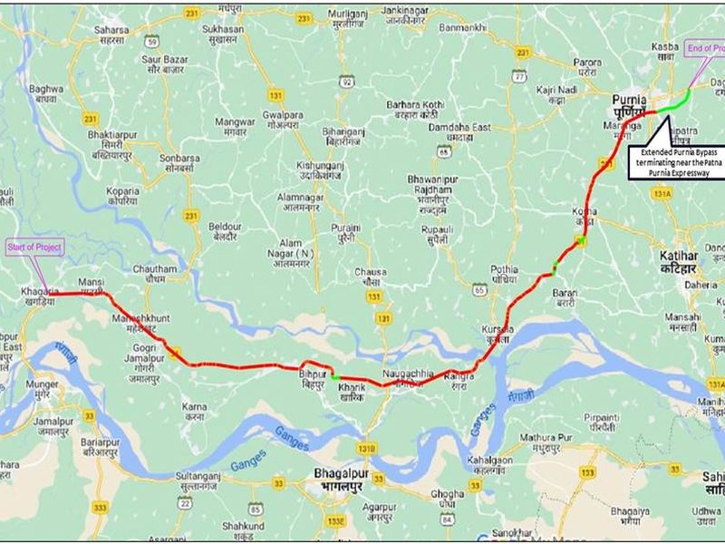 कैबिनेट ने बिहार में एनएच-31 और एनएच-231 के खगड़िया-पूर्णिया खंड को मंजूरी दी; 3,936.05 करोड़ रुपए होंगे खर्च