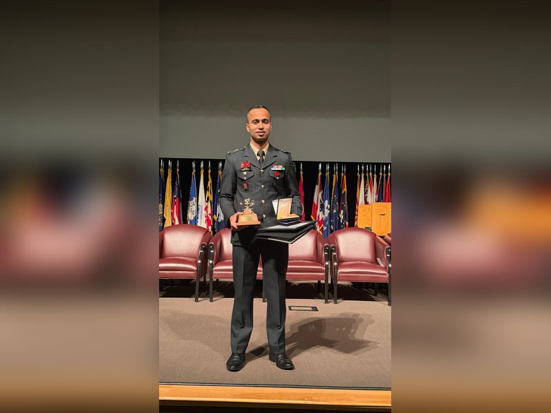 India's Major Prabhat Mishra wins top honours at US Army college