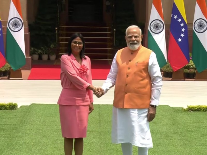 PM Modi, Venezuela's Acting Prez Rodriguez hold bilateral talks at Hyderabad House