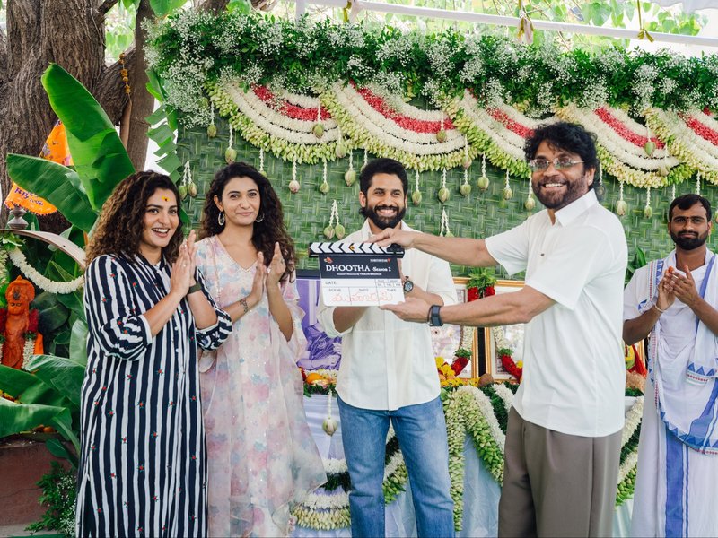 Naga Chaitanya turns producer with 'Dhootha 2'; Second chapter of series launched with pooja (Photo Credit: Naga Chaitanya/X)