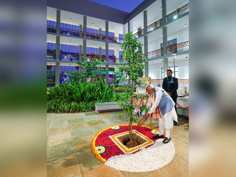 Daman: Prime Minister Narendra Modi during the inauguration of the new terminal building of NAMO Airport, in Daman on Friday, June 5, 2026. (Photo: IANS/PMO)