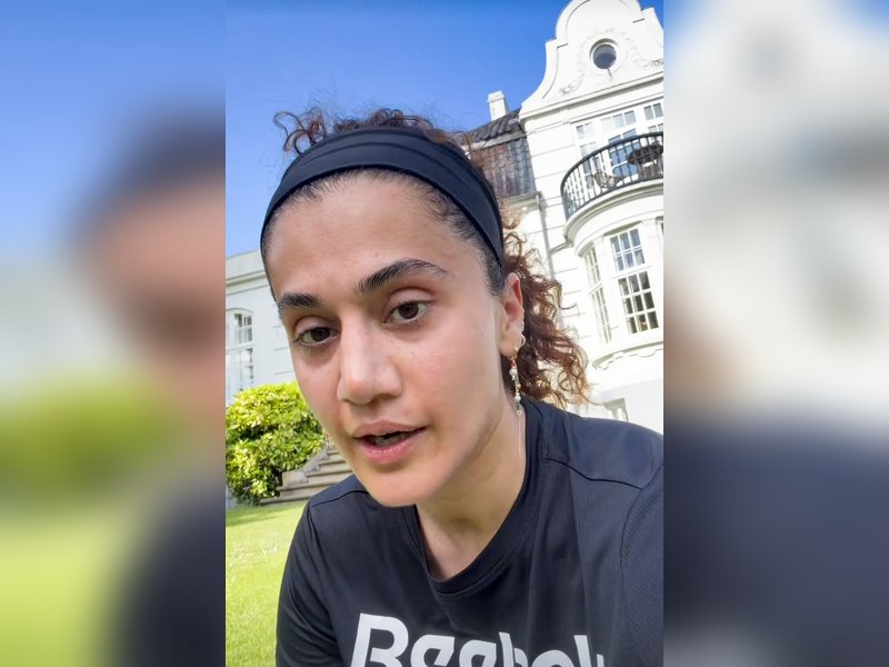 Taapsee Pannu on why we work out & how to judge if we are actually 'healthy'