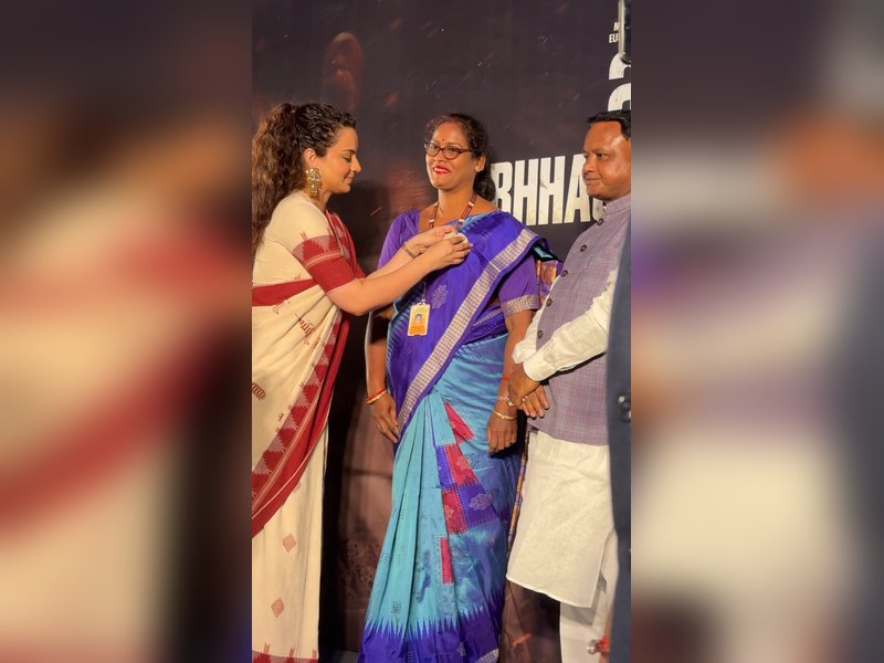 Kangana Ranaut joins Odisha CM Mohan Charan Majhi to facilitate healthcare workers 
