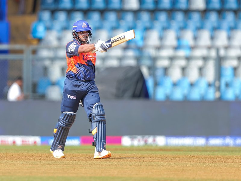 Tushar Deshpande’s all-round heroics guide Mumbai South Central Maratha Royals to 25-run win over Bandra Blasters in the T20 Mumbai League 2026 at the Wankhede Stadium in Mumbai on Saturday. Photo credit: T20 Mumbai League