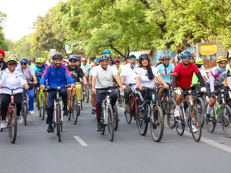 Youth Affairs & Sports Minister Dr Mansukh Mandaviya to lead Fit India Cyclothon in Mumbai ahead of International Yoga Day