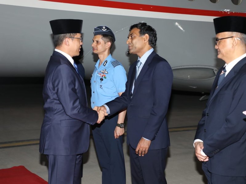 Indonesian Foreign Minister Sugiono arrives in Delhi for Joint Commission Meeting