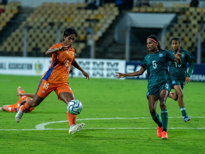 This will encourage more youngsters...: PM Modi prasies India Women’s SAFF Championship triumph (Credit: AIFF)