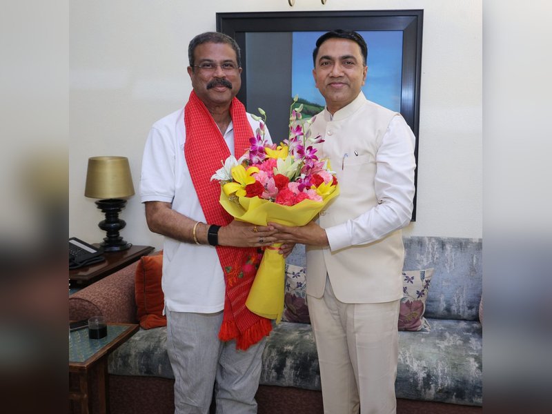 Education Minister Dharmendra Pradhan, Goa CM discuss NEP 2020 outcomes