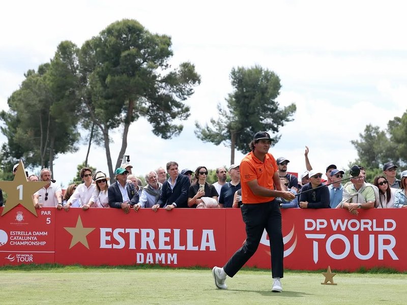 Eugenio Chacarra leads KLM Open (Credit: Instagram/Eugenio Chacarra)