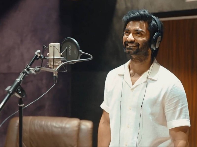 Atharvaa Murali wraps up dubbing for 'Idhayam Murali' (Photo Credit: Dawn Pictures/X)