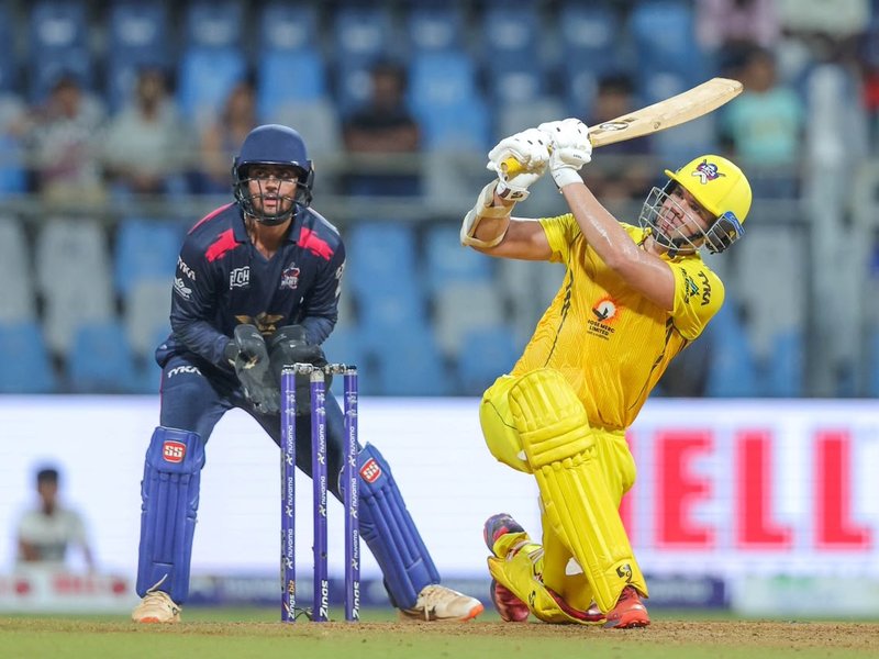 Arjun Tendulkar’s all-round heroics, Musheer’s fifty guide Arcs Andheri to emphatic nine-wicket win over Bandra Blasters in the T20 Mumbai League 2026 at the Wankhede Stadium in Mumbai on Monday.  Photo credit: MPL